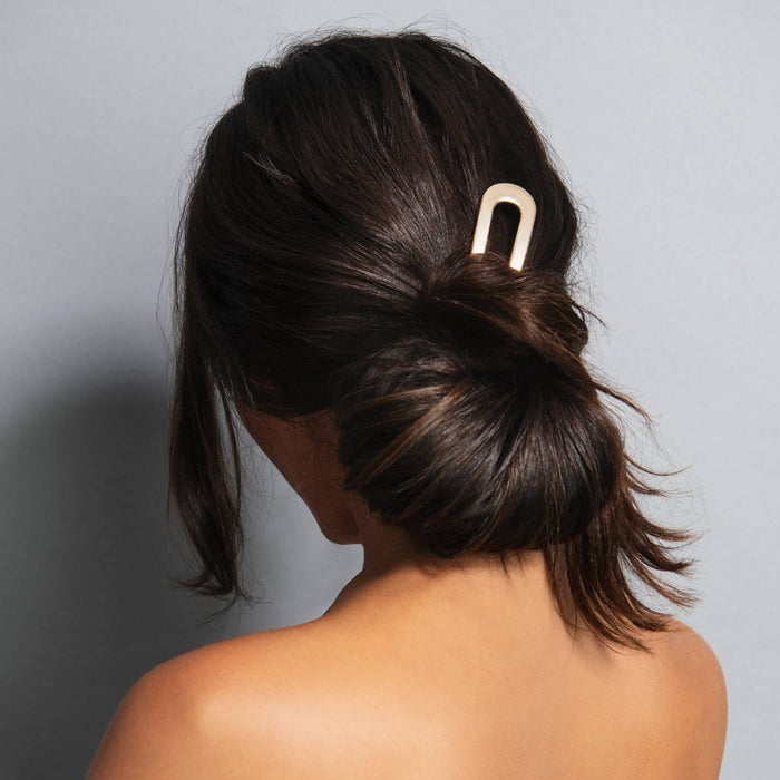 The Hair Edit Sleek Chignon French Hair Pin - Gold