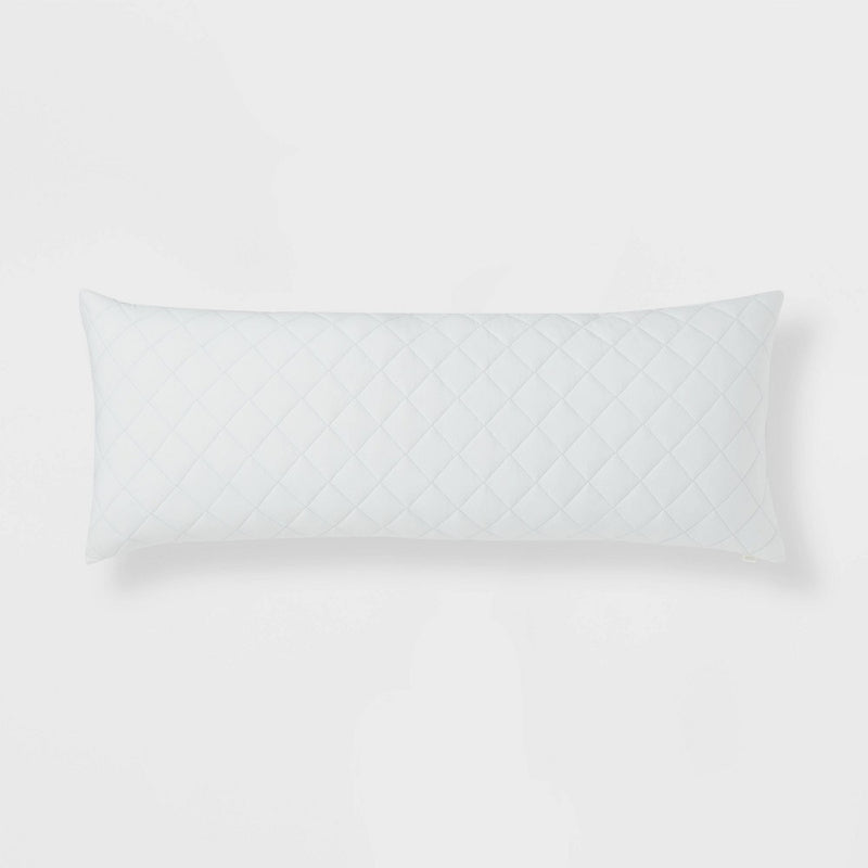 Cool Touch Body Pillow White - Threshold (LOCAL PICKUP ONLY)