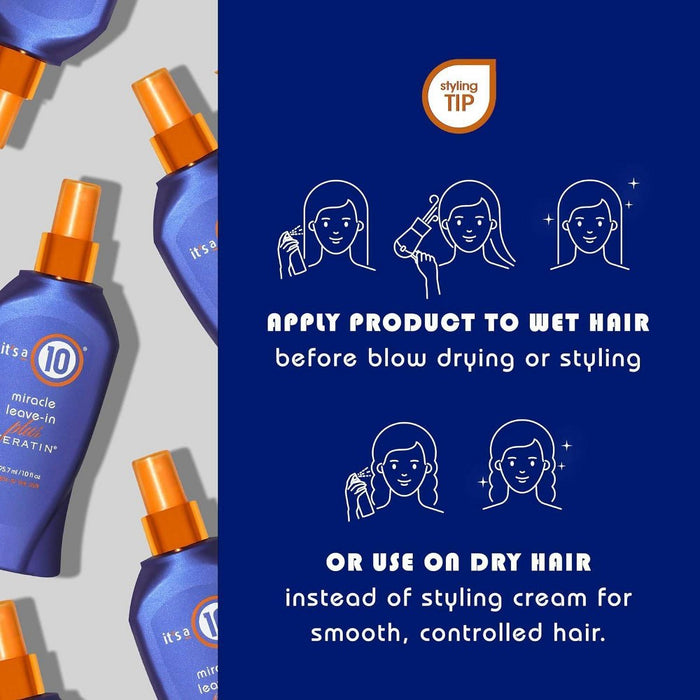 It's a 10 Miracle Leave-in Conditioner + Keratin - 10 fl oz