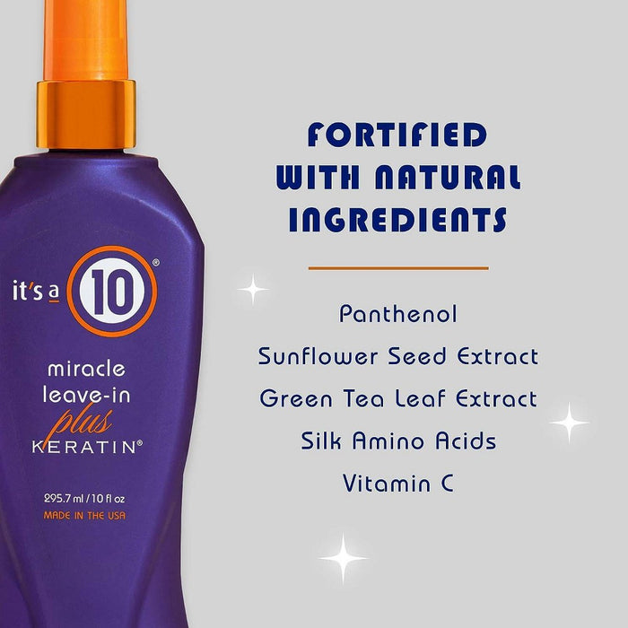 It's a 10 Miracle Leave-in Conditioner + Keratin - 10 fl oz