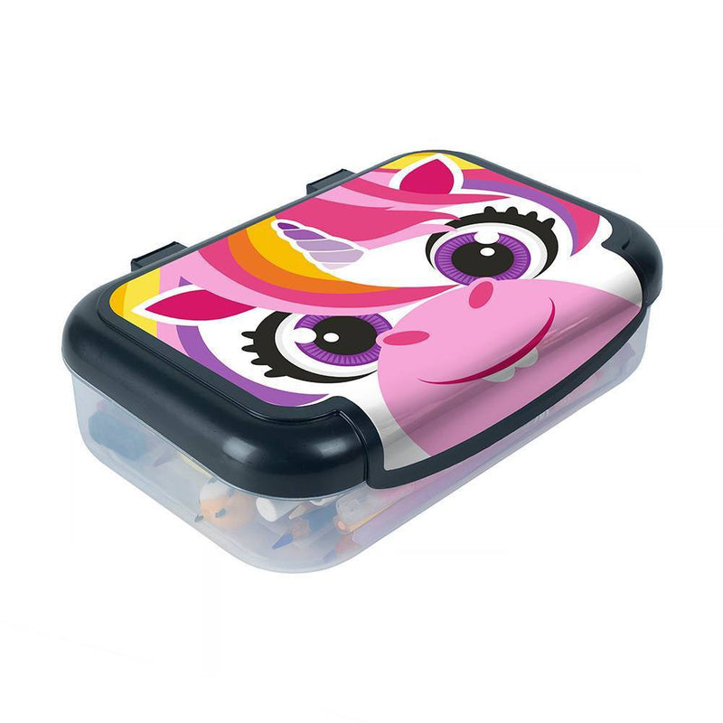 ZIPIT Recycled Pencil Box Unicorn