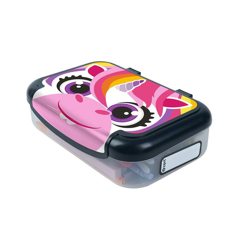 ZIPIT Recycled Pencil Box Unicorn