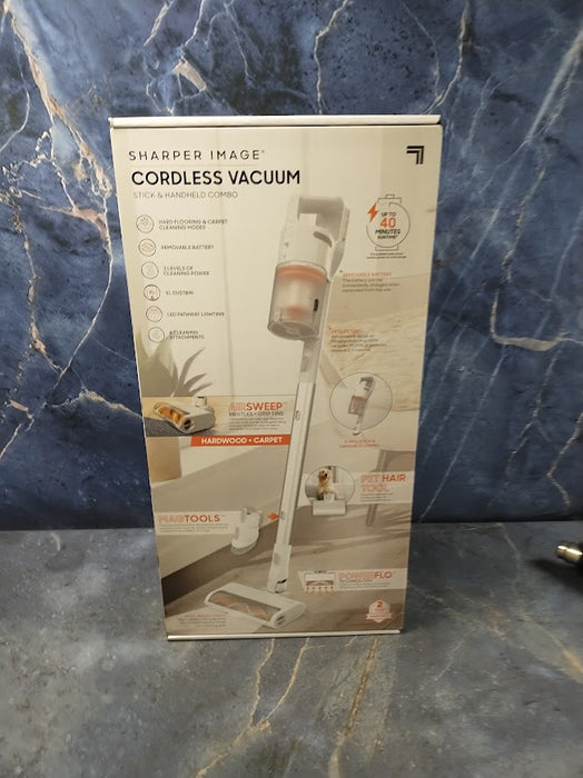 Sharper Image Stick & Handheld Combo Vacuum Cordless White