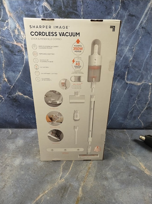 Sharper Image Stick & Handheld Combo Vacuum Cordless White