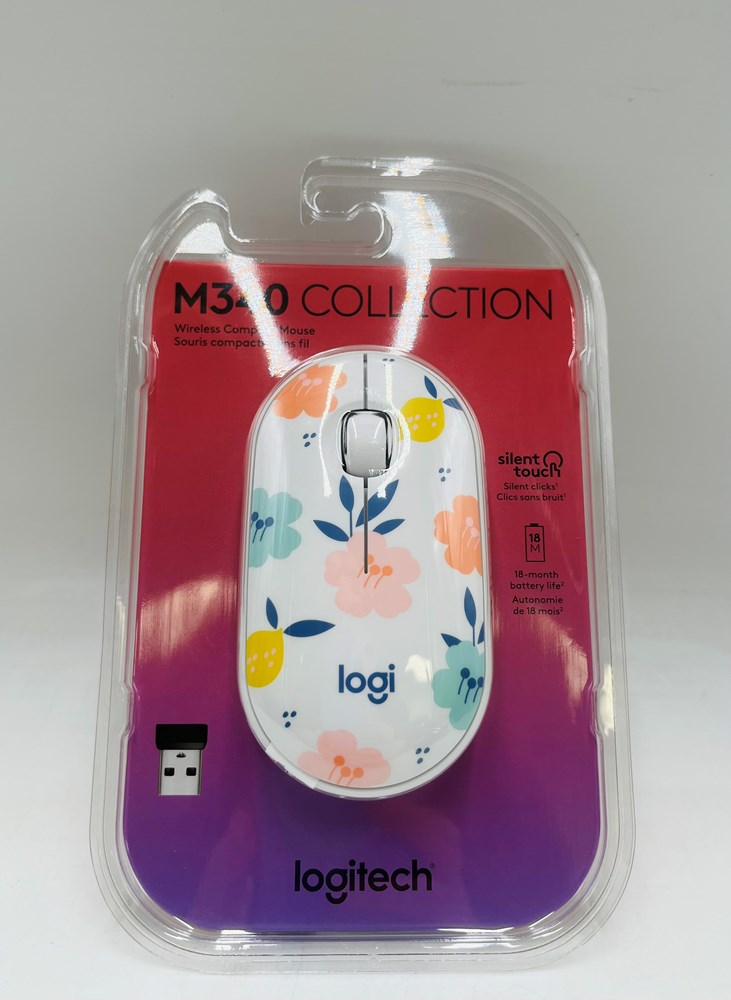 Logitech M340 Mouse - Floral Bouquet