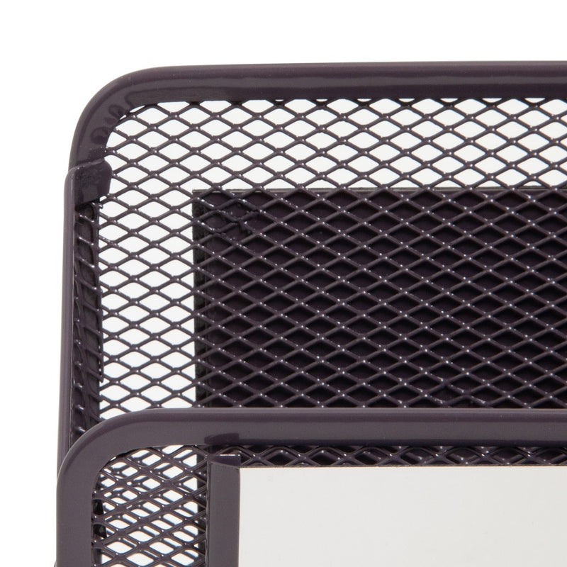 U Brands Locker Mesh Cup with Mirror - Dusty Black