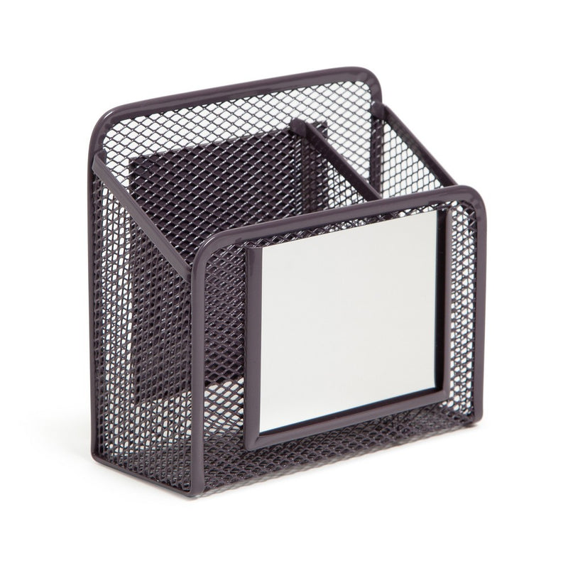 U Brands Locker Mesh Cup with Mirror - Dusty Black
