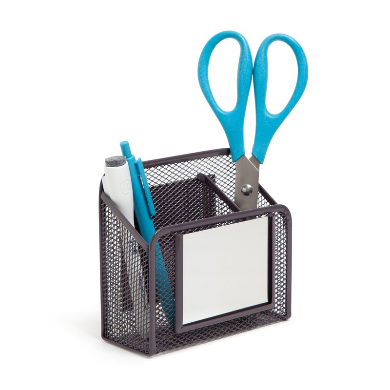 U Brands Locker Mesh Cup with Mirror - Dusty Black