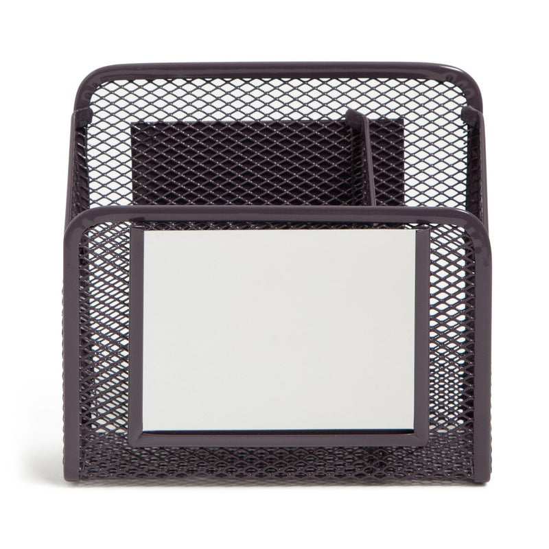 U Brands Locker Mesh Cup with Mirror - Dusty Black