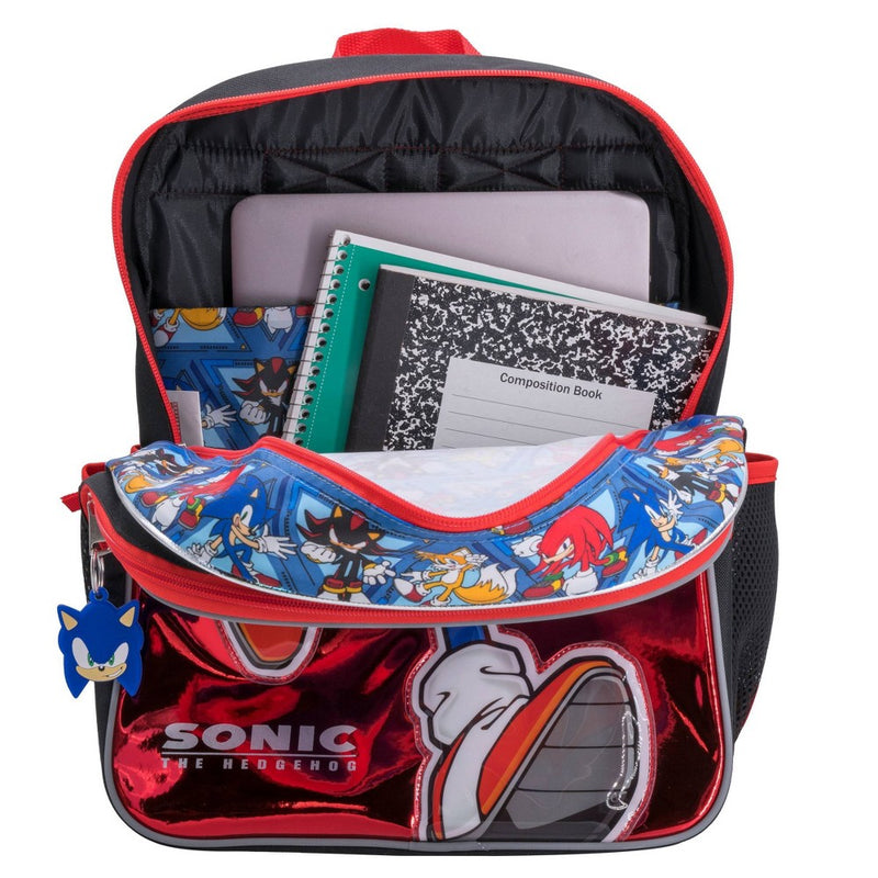 Sonic the Hedgehog Kids' 16" Backpack