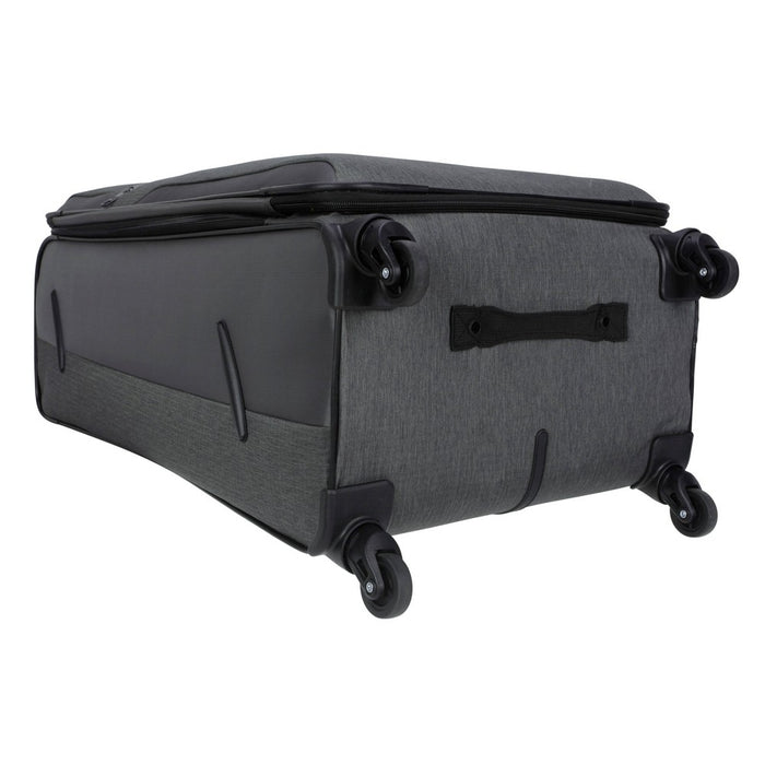Skyline Softside Large Checked Spinner Suitcase - Gray Heather (LOCAL PICKUP ONLY)