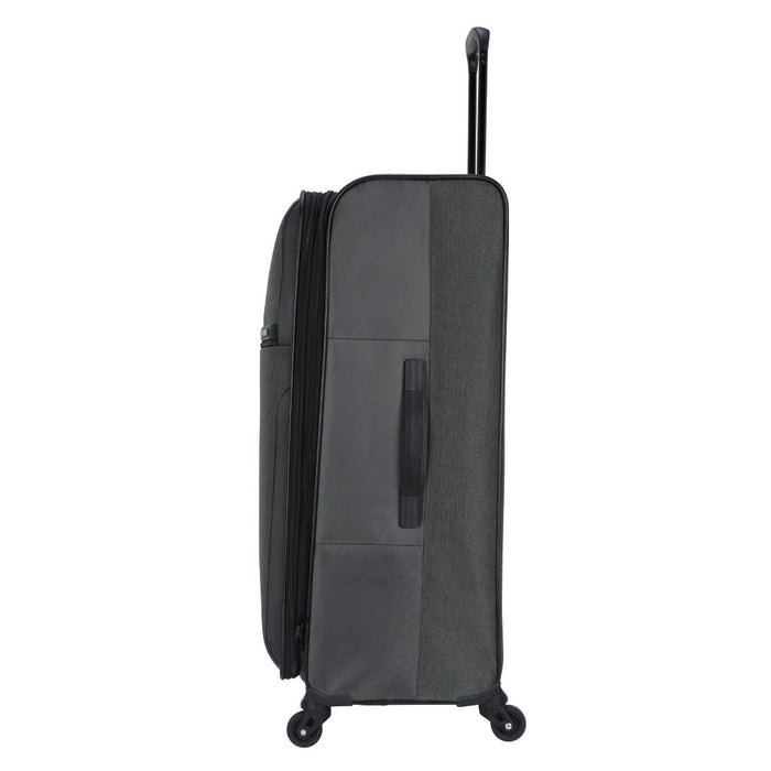Skyline Softside Large Checked Spinner Suitcase - Gray Heather (LOCAL PICKUP ONLY)