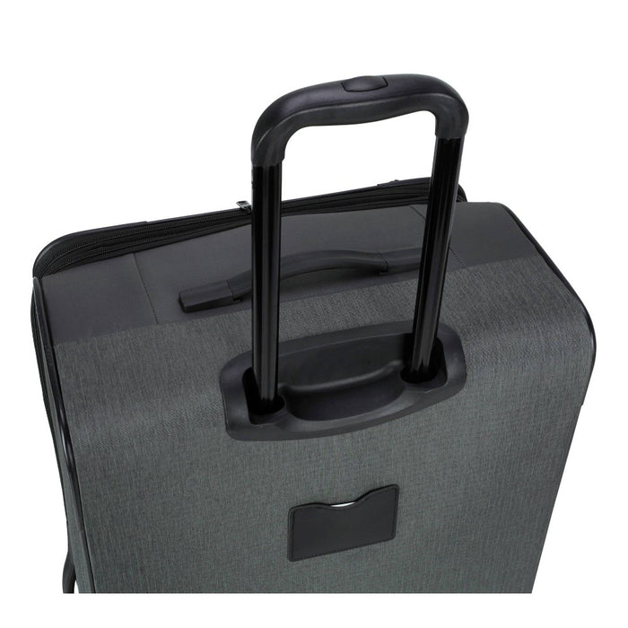 Skyline Softside Large Checked Spinner Suitcase - Gray Heather (LOCAL PICKUP ONLY)