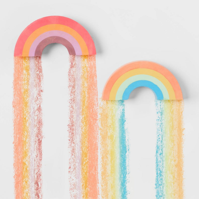 Rainbow Sidewalk Chalk 2ct - Sun Squad