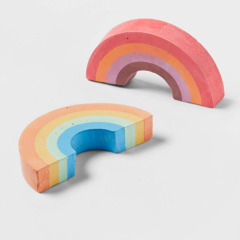Rainbow Sidewalk Chalk 2ct - Sun Squad