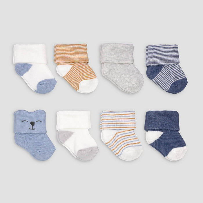 Carter's Just One You 8pk Baby Boys' Alt Terry Socks