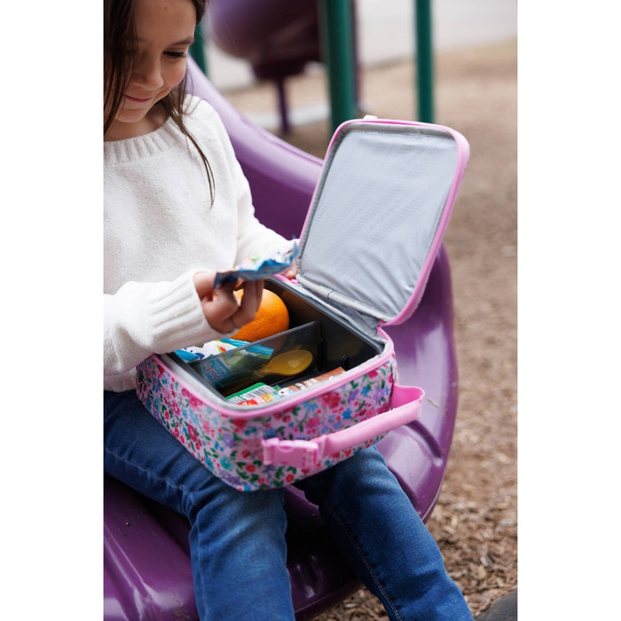Fulton Bag Co. Upright Lunch Bag - Blooming Flowers