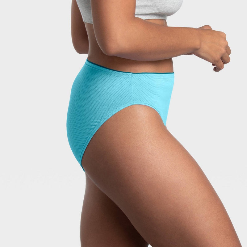 Fruit of the Loom Women's 6pk Breathable Micro-Mesh Hi-Cut Underwear - Colors May Vary 10