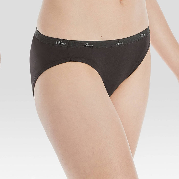 Hanes Women's 10pk Cotton Bikini Underwear - Colors May Vary 6