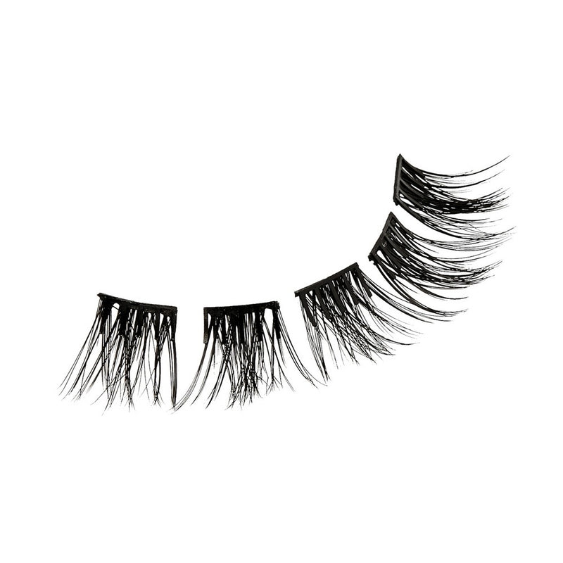 KISS imPRESS Press-On Falsies No-Glue False Eyelash Clusters Kit - Spiky - 21ct