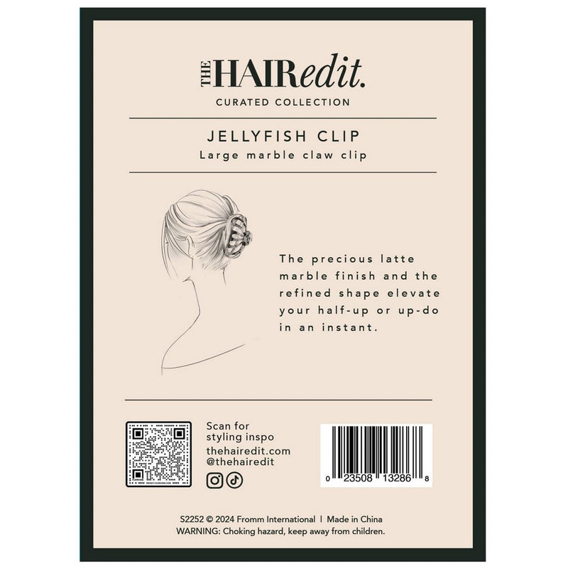 The Hair Edit Jellyfish Clip - Latte