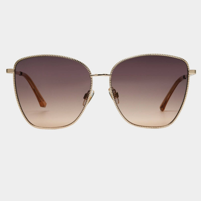 Women's Metal Cateye Sunglasses with Gradient Lenses - Universal Thread Gold