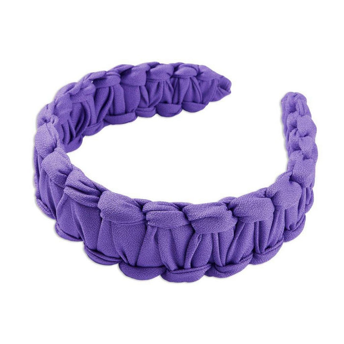 scunci be-u-tiful Fabric Wrapped Laced Headband - Purple