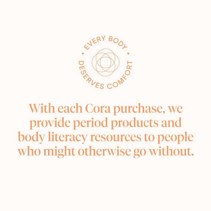 Cora Organic Cotton Tampons Mix Pack Regular/Super/Super+ Absorbency - 45ct