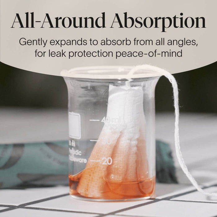 Cora Organic Cotton Tampons Mix Pack Regular/Super/Super+ Absorbency - 45ct