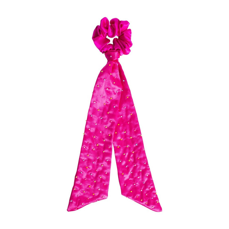 L. Erickson Beaded Long Hair Tail Pony - Fuchsia
