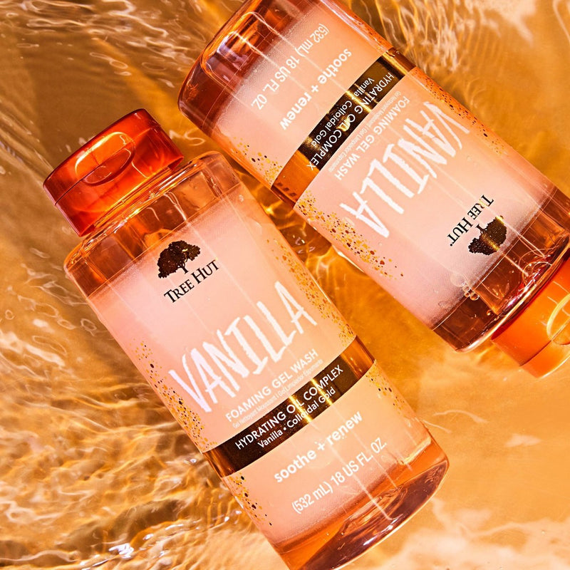 Tree Hut Vanilla Foaming Gel Body Wash - 18 fl oz