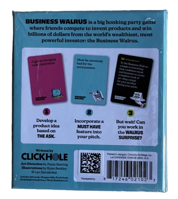Cards Against Humanity presents Business Walrus Game