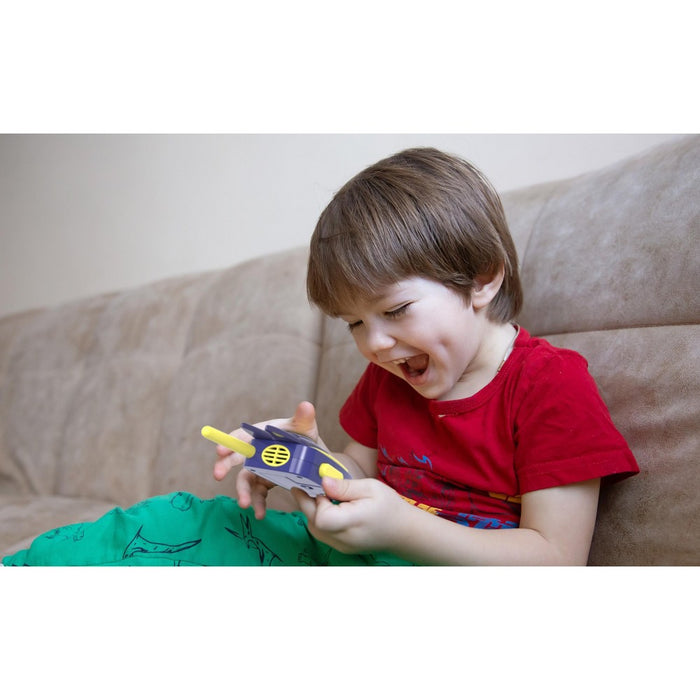 eKids Bluey Walkie Talkies for Kids, Indoor and Outdoor Toys for Toddlers and Fans of Bluey Toys - Blue (BU-207.EXV23)