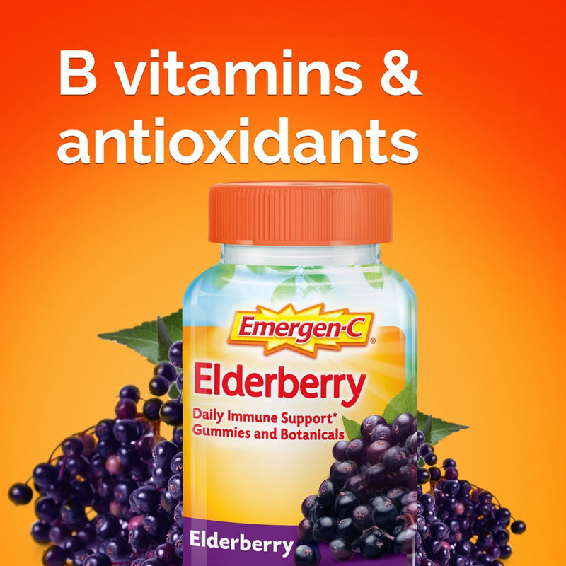 Emergen-C Elderberry Gummies - 36ct