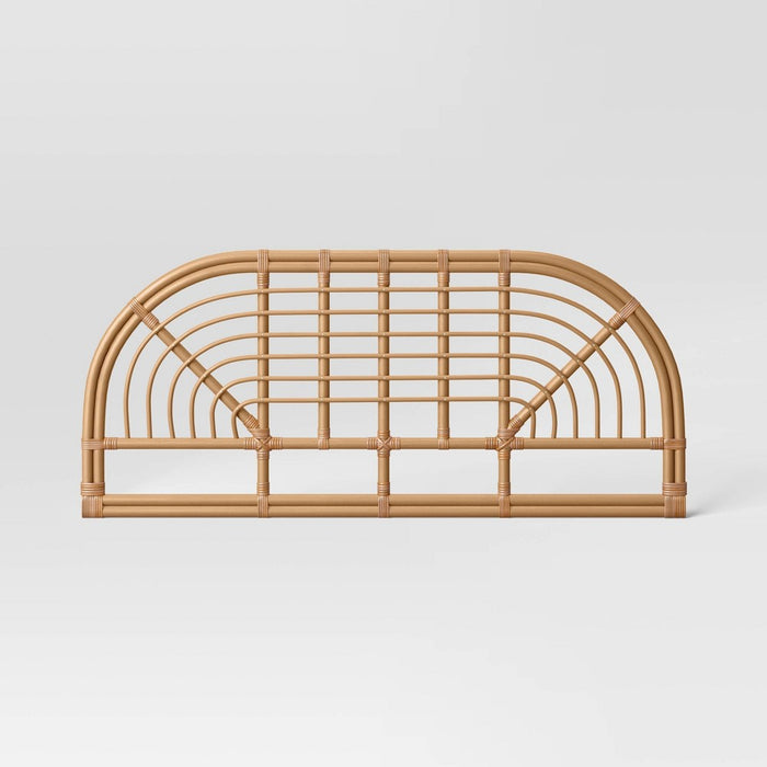 Full/Queen Corrie Rattan Headboard Light Brown - Threshold