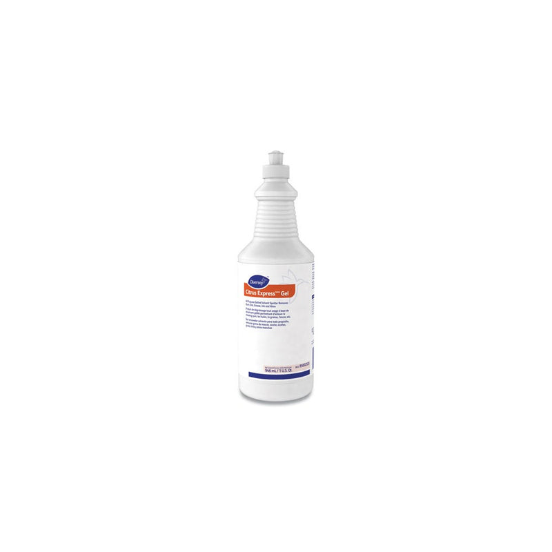 Diversey Citrus Express Gel Spotter, Citrus Scent, 32 oz Squeeze Bottle, 6/Carton