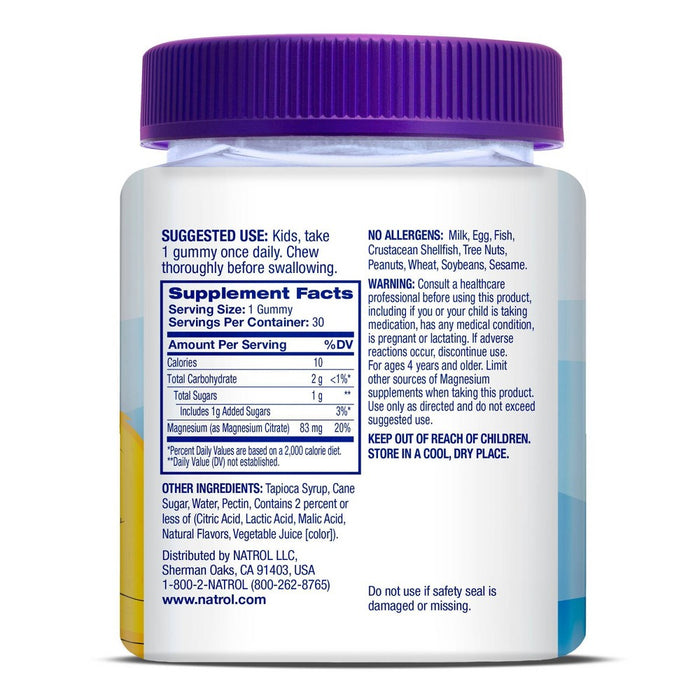 Natrol Kids' Magnesium Gummy - 30ct