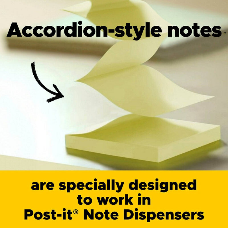 Post-it 5pk 3" x 3" Pop-Up Notes 100 Sheets/Pad - Neon