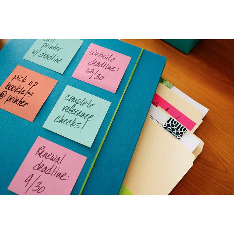 Post-it 5pk 3" x 3" Pop-Up Notes 100 Sheets/Pad - Neon