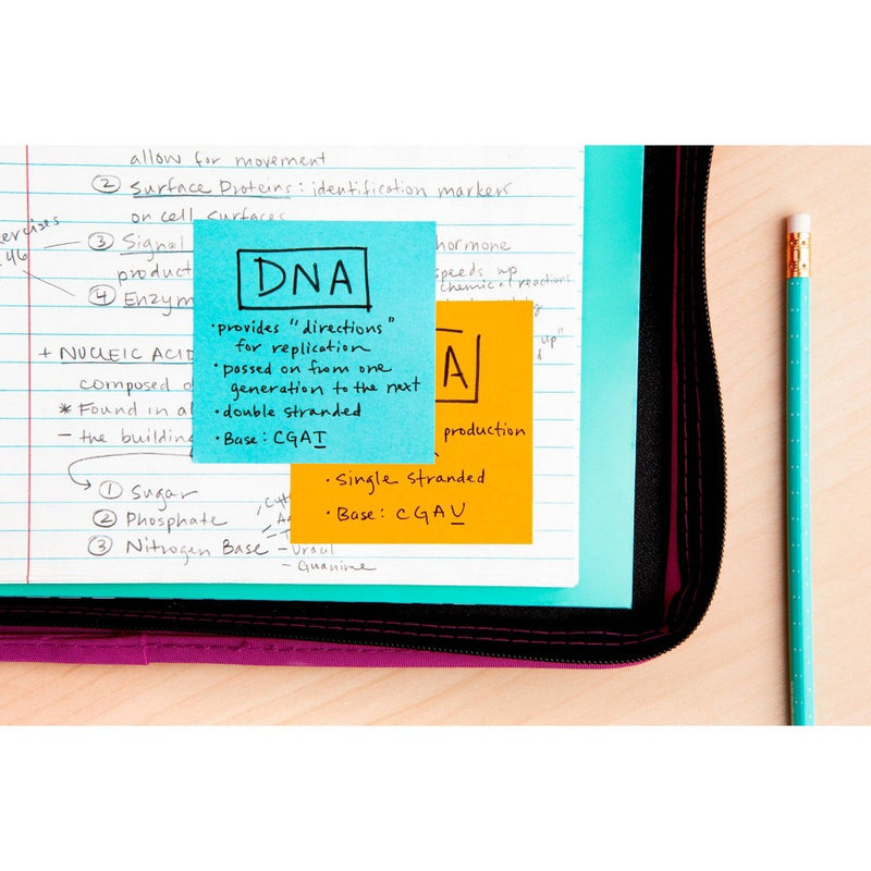 Post-it 5pk 3" x 3" Pop-Up Notes 100 Sheets/Pad - Neon