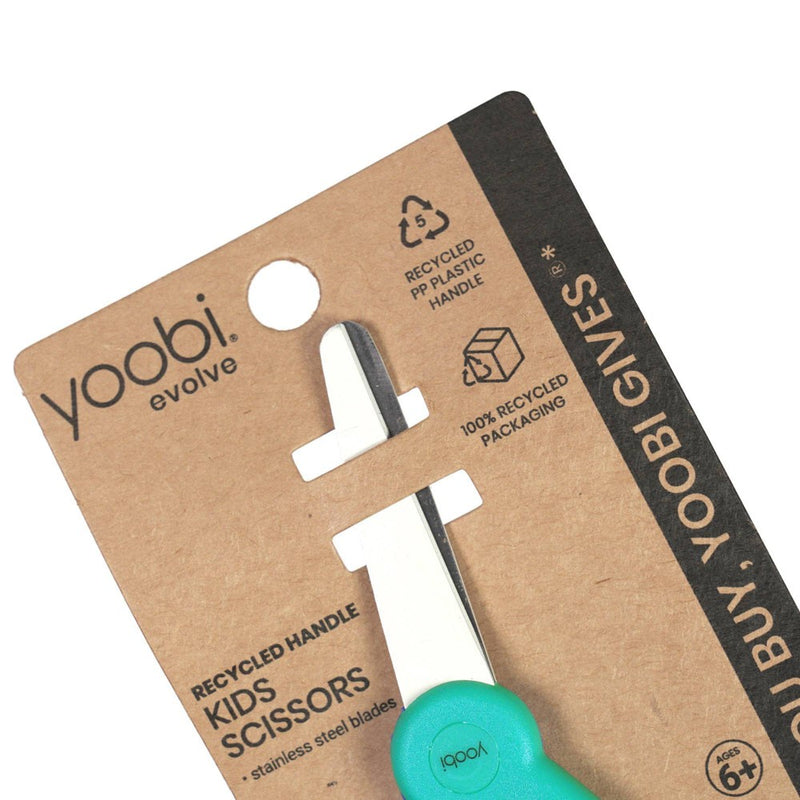 Yoobi Evolve Kids Scissor Teal and Cobalt Blue