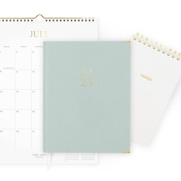 Sugar Paper Essentials 2024-25 Wall Calendar 15"x12"