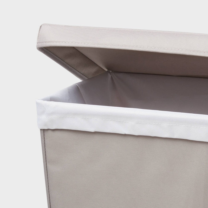 Gray Laundry Hamper with Lift Liner and Lid - Brightroom (LOCAL PICKUP ONLY)