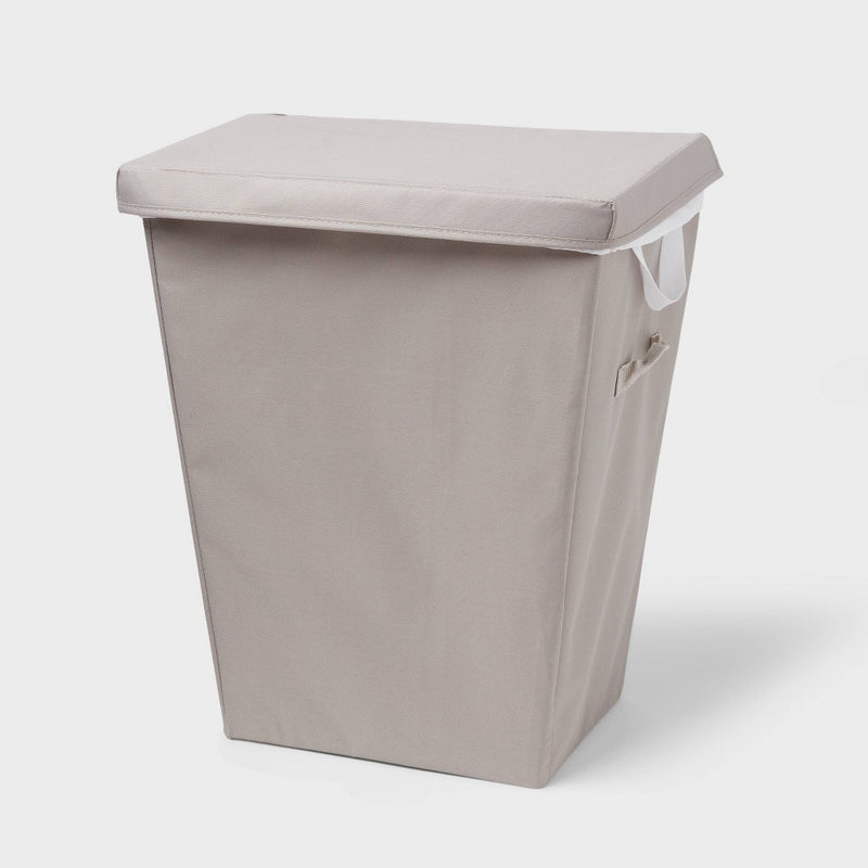 Gray Laundry Hamper with Lift Liner and Lid - Brightroom (LOCAL PICKUP ONLY)