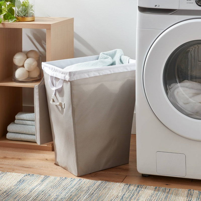 Gray Laundry Hamper with Lift Liner and Lid - Brightroom (LOCAL PICKUP ONLY)