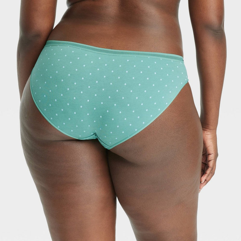 Women's 6pk Cotton Stretch Bikini Underwear - Auden Assorted Color XL