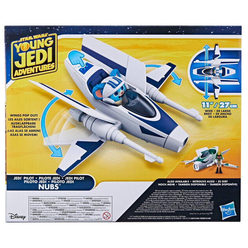 Star Wars Young Jedi Adventures Nubs and Jedi Pilot Vehicle Set