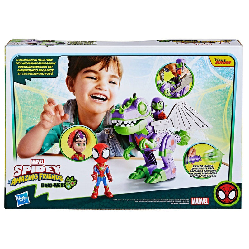 Marvel Spidey and His Amazing Friends Goblin Dino Mech Pack