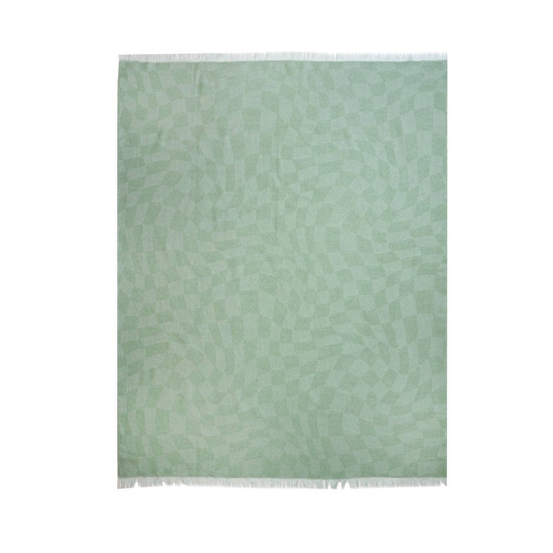 Woven Throw Blanket Sage - Bullseye's Playground