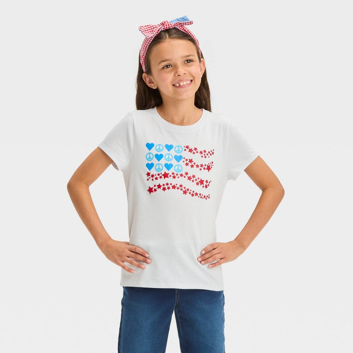 Girls' Headband Eyelet & Gingham with Bow - Cat & Jack Red/Blue